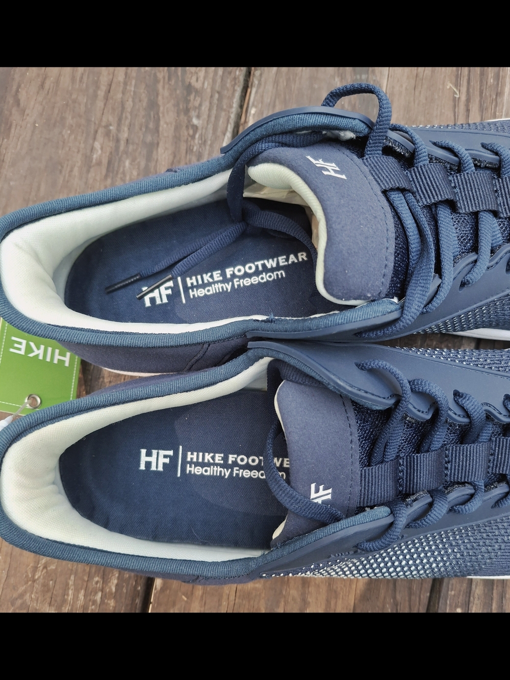 HF Navy Stride Knit Sneakers - Picture 8 of 14